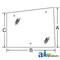 A & I Products Glass, Side (RH) - Hinged 42" x34" x2.5" A-86521435 - alternate 2
